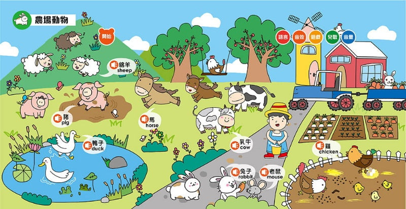 双美 點讀系列-吼這是什麼動物點讀有聲書