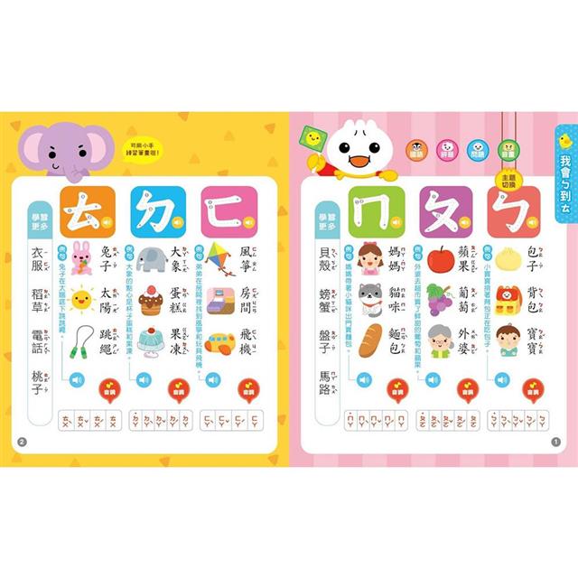 風車 FOOD超人小手點讀ㄅㄆㄇ拼音書