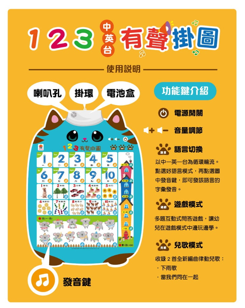 双美 有聲掛圖系列-123