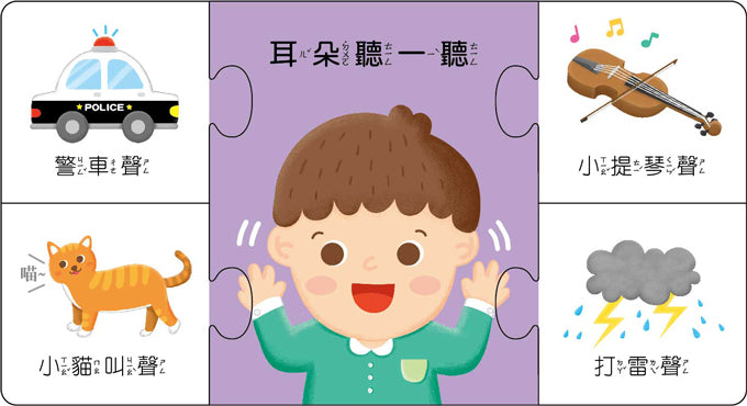 風車 FOOD超人腦力開發圖卡教具系列-奇妙身體