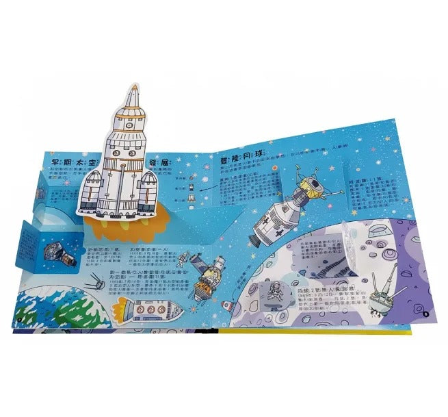 双美 立體遊戲書系列-宇宙立體遊戲書(68個天文知識+51個互動機關)