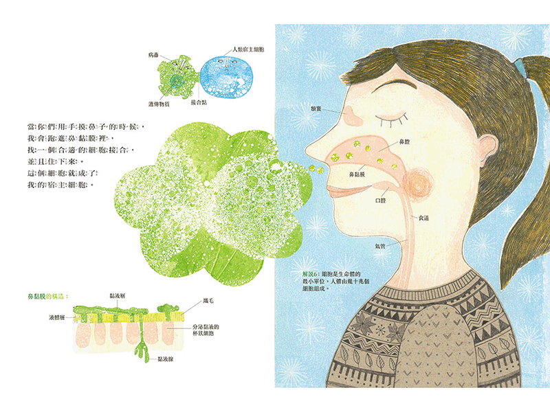 信誼 病毒系列-鼻病毒-讓你感冒的討厭鬼