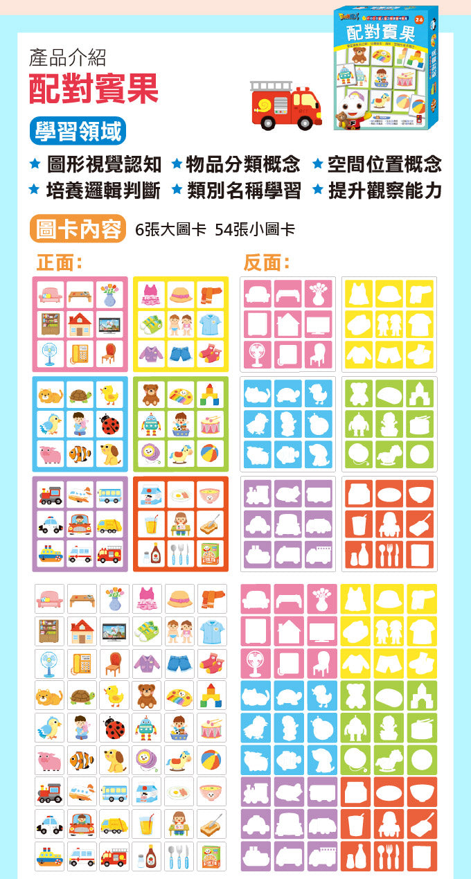 風車 FOOD超人腦力開發圖卡教具系列-觀察配對