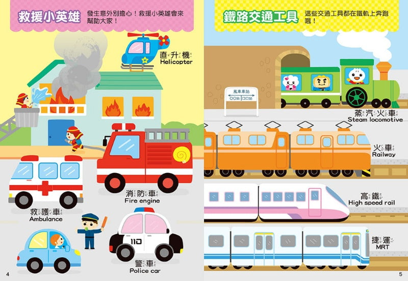 風車 FOOD超人有聲百科平板電腦系列-叭交通工具