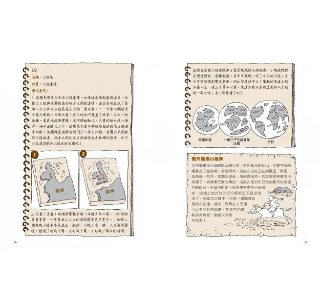 小天下 神奇酷地理系列-套書1-自然環境大探祕 (4冊)