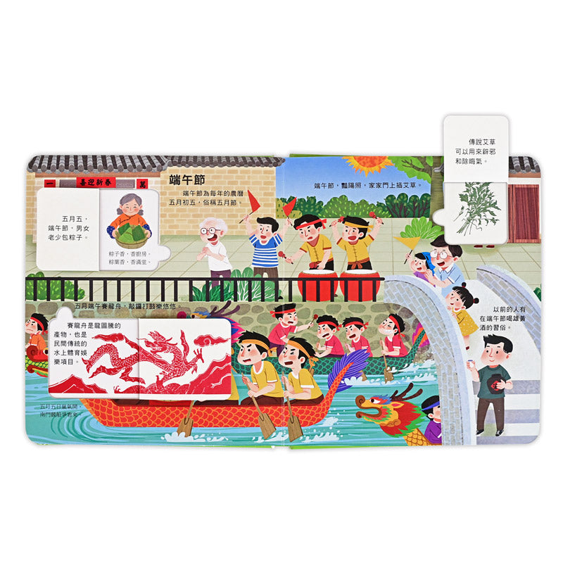 風車 探秘小世界翻翻書系列-節日由來