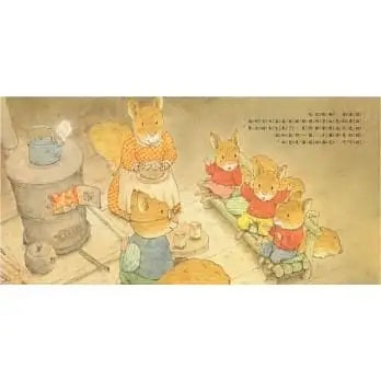 小天下 森林裡的小松鼠:岩村和朗經典四季繪本(全套六冊)
