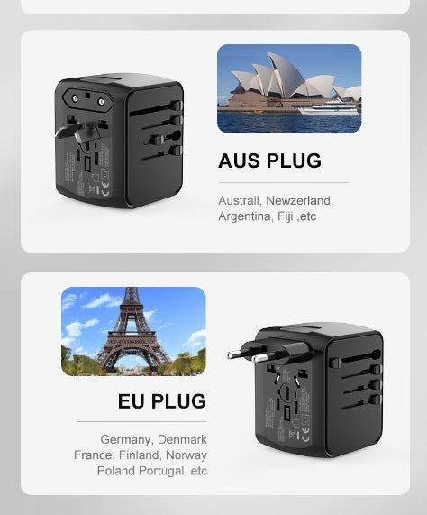 (現貨)旅行 多功能多孔充電器 萬國插座 旅行轉接頭