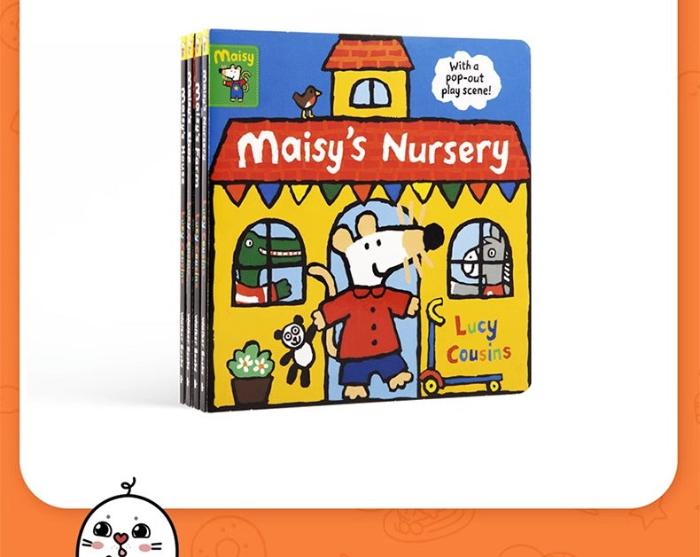 毛毛蟲筆 小鼠波波 Maisy Complete with Durable Play Scene 趣味立體場景遊戲書 4册