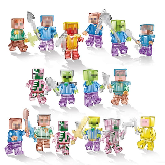 (Pre) 孩子瘋玩的我的世界磁力積木 🎮🧱