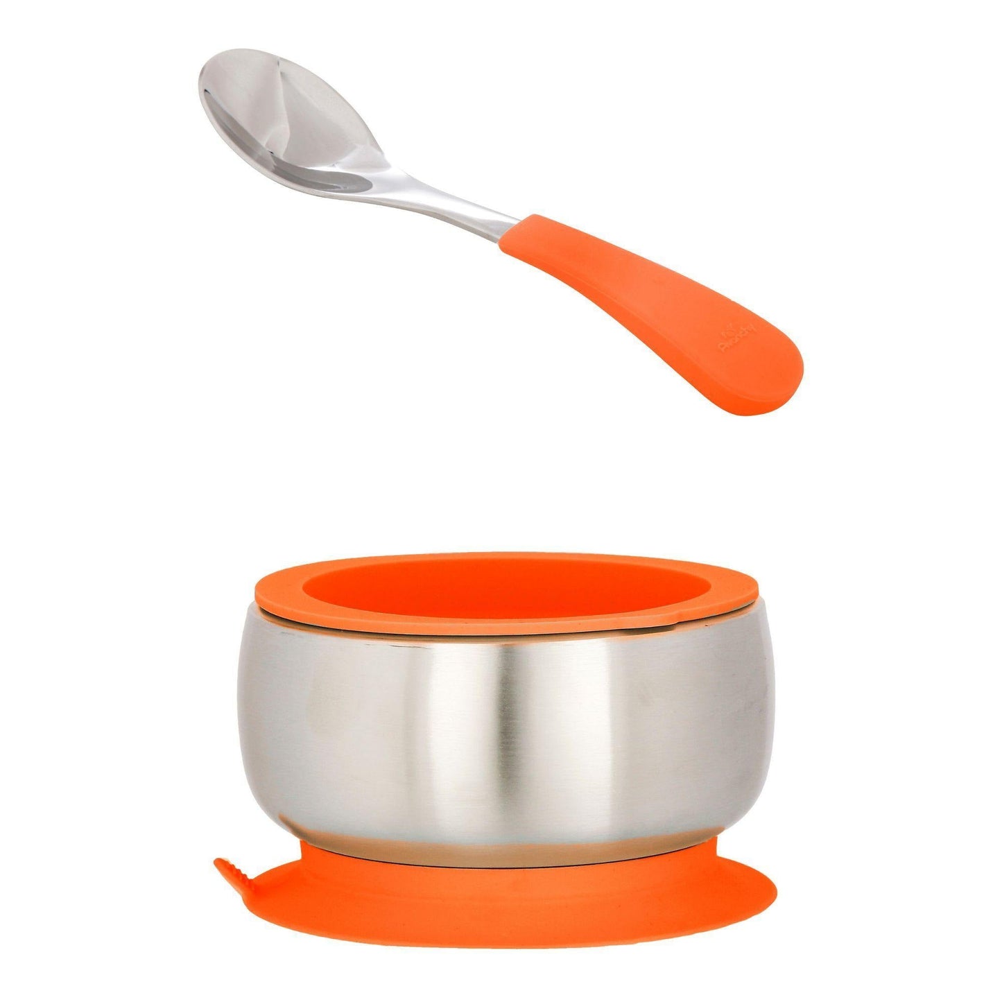 (現貨)Avanchy Stainless Steel Baby Bowl with Spoon Combo + Air Tight Lid