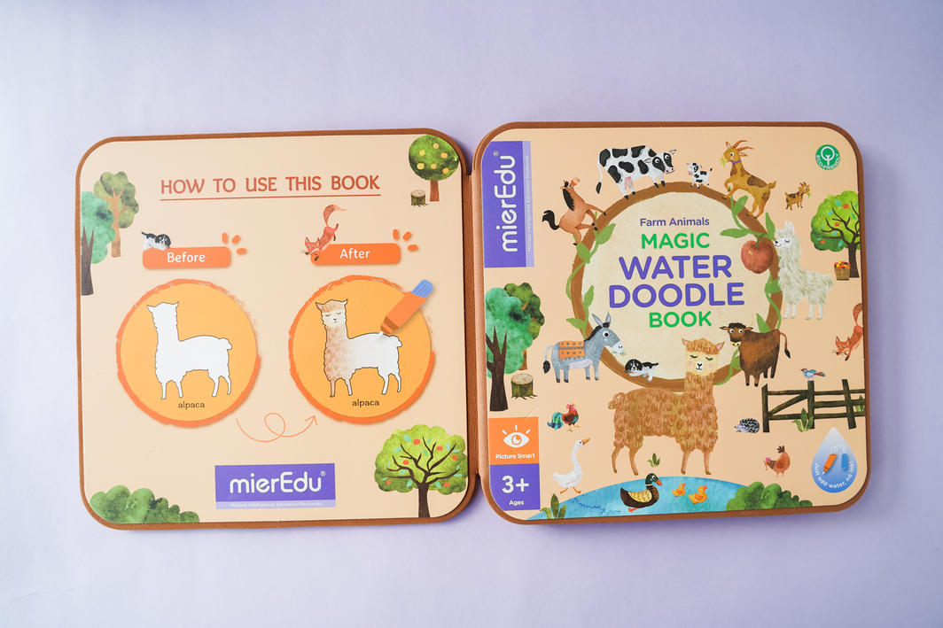 mierEdu Magic Water Doodle Book