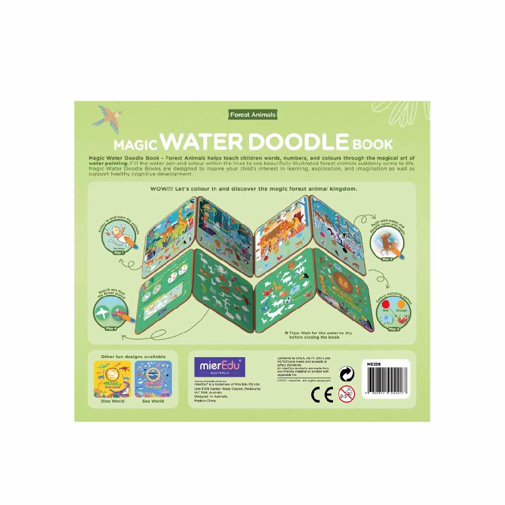 mierEdu Magic Water Doodle Book