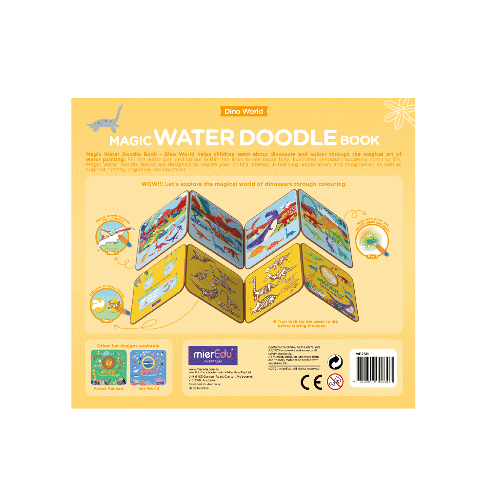 mierEdu Magic Water Doodle Book