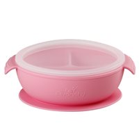 Avanchy Silicone Suction Divided Bowl + Lid