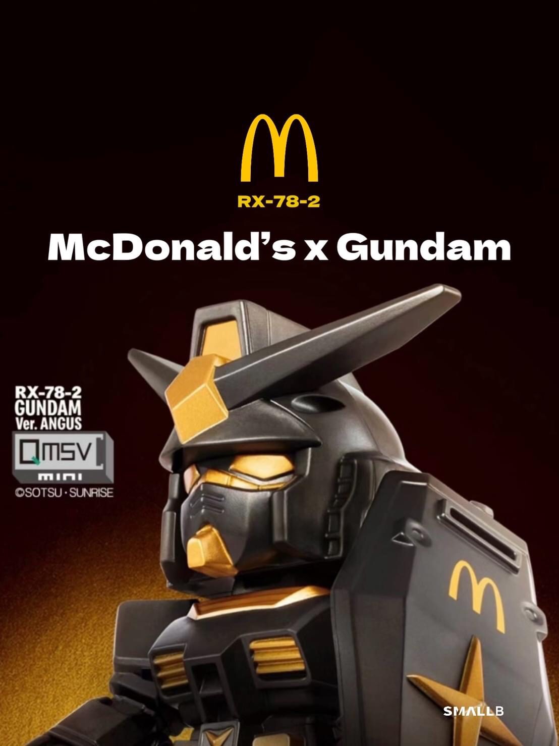 (現貨)中國麥當勞限定 McDonald’s x 聯名鋼彈 RX-78-2 鋼彈模型