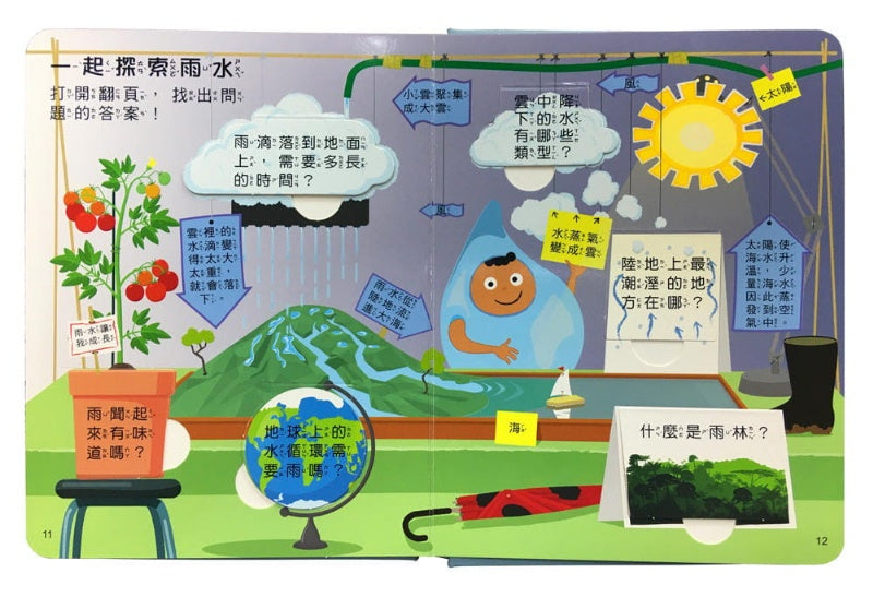 幼福 小小孩的大問題系列-為什麼要下雨