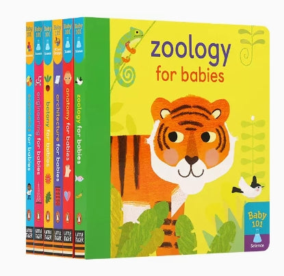 毛毛蟲筆 Baby 101 寶寶的第一套科普書 6冊