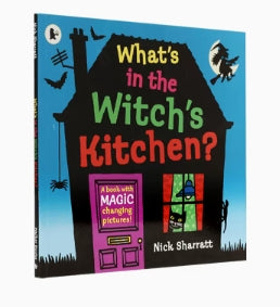 毛毛蟲筆  Nick Sharratt What’s in the Witch’s Kitchen? 立體翻翻書 女巫廚房有什麼？