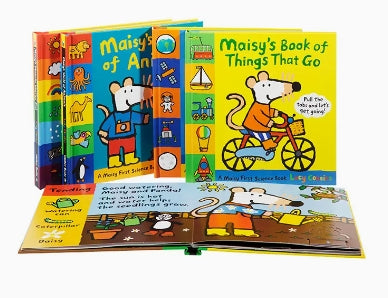 毛毛蟲筆 A Maisy First Science Book 小鼠波波第一套科普立體書 5册