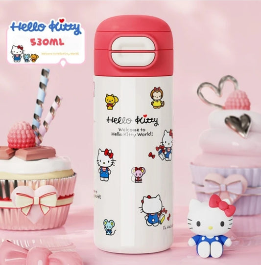 (pre) 出門必備!喝水也能很可愛💕三麗鷗正版保溫杯