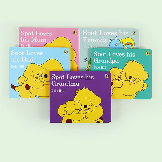 毛毛蟲筆  Spot Loves  Story Collection 小波愛家人 5册