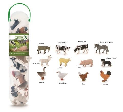 COLLECTA TUBE - FARM/WILD ANIMALS/SEA ANIMALS