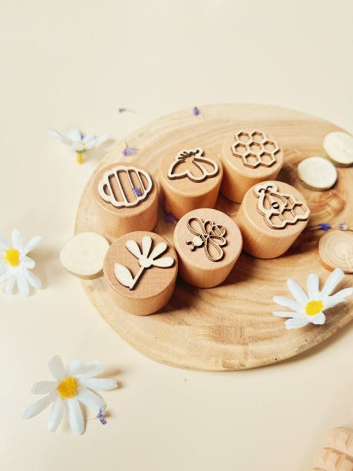 Wooden Playdough Stamp