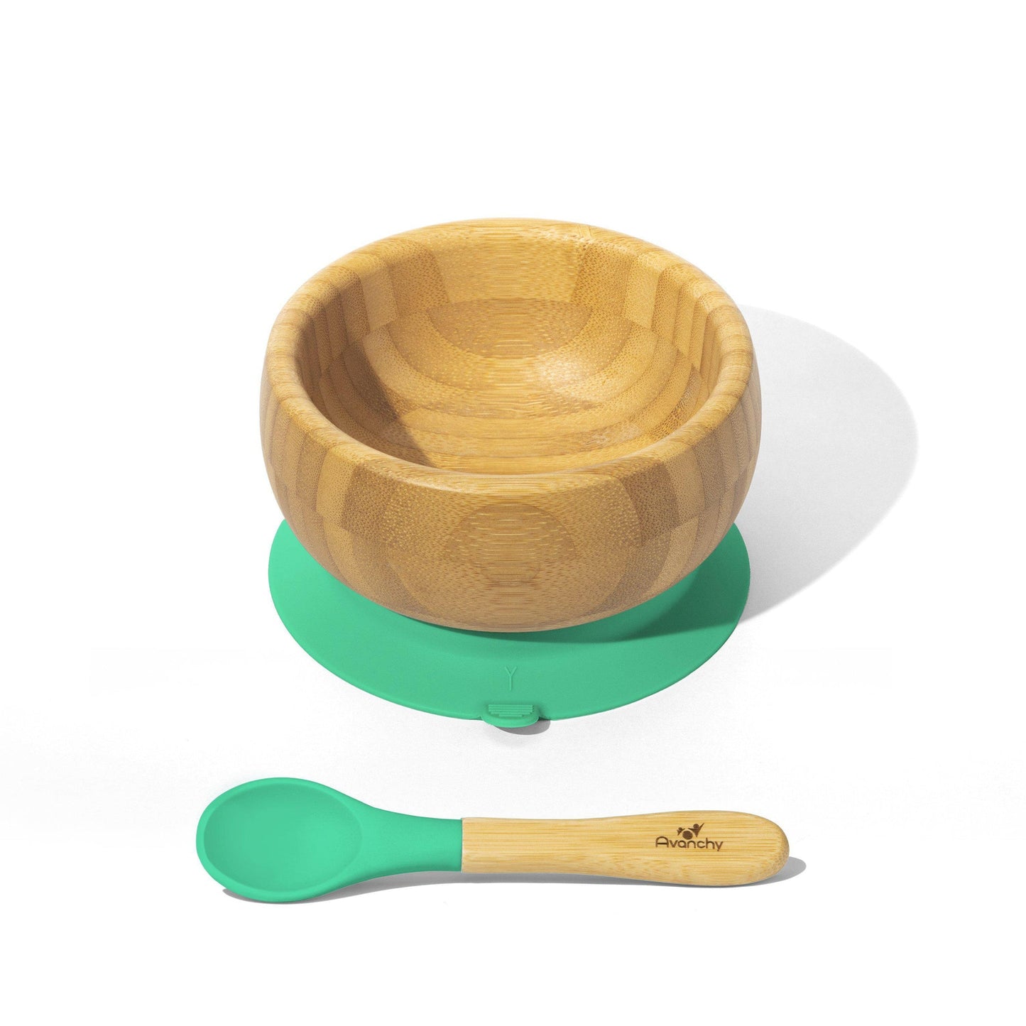 Avanchy Bamboo Suction Baby Bowl + Spoon