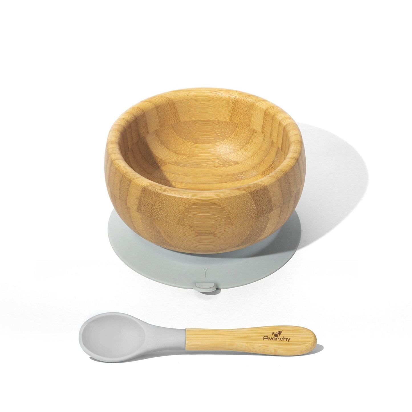 Avanchy Bamboo Suction Baby Bowl + Spoon