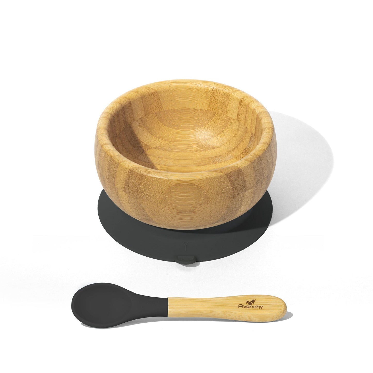 Avanchy Bamboo Suction Baby Bowl + Spoon