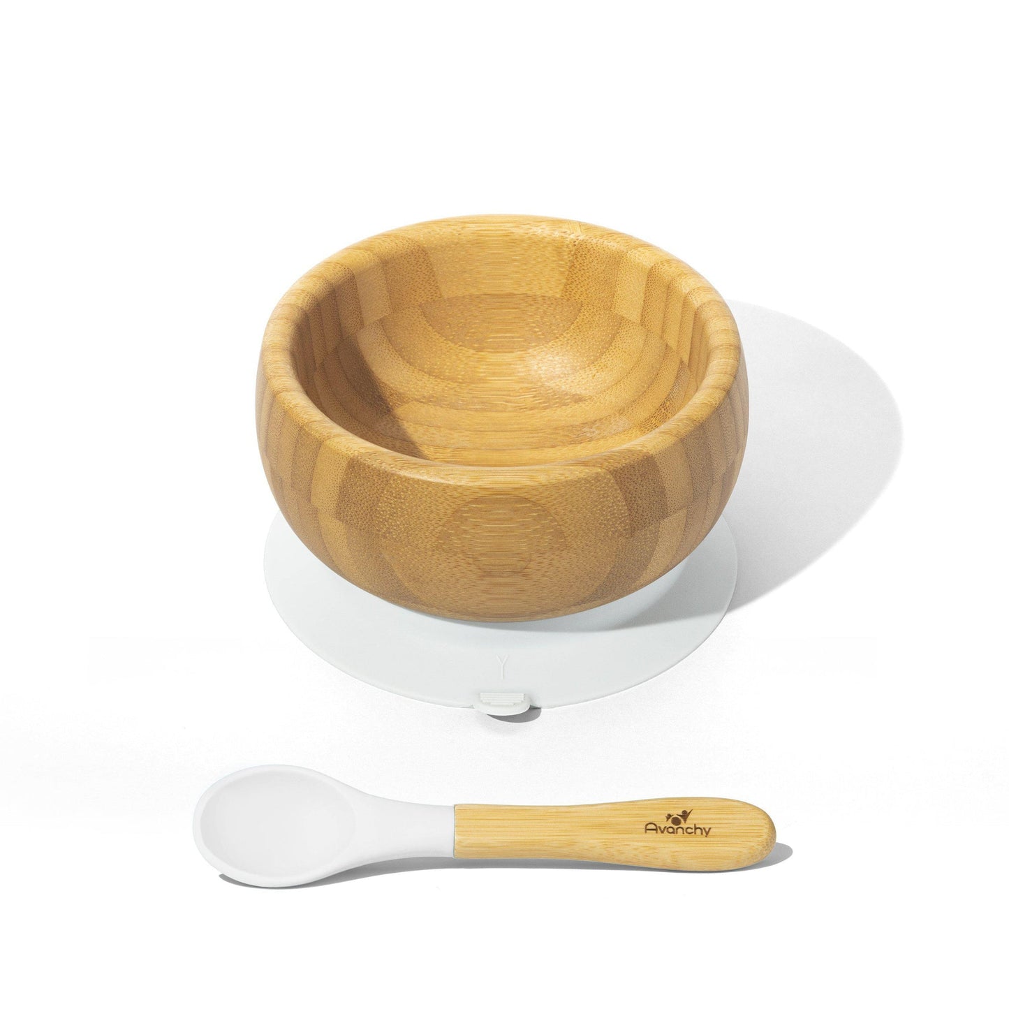 Avanchy Bamboo Suction Baby Bowl + Spoon