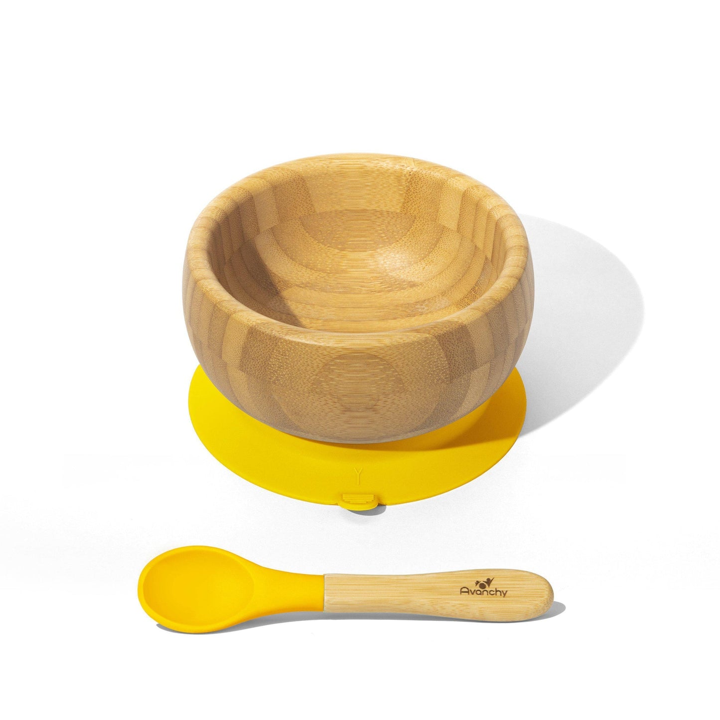 Avanchy Bamboo Suction Baby Bowl + Spoon