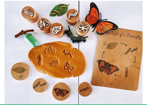 Wooden Playdough Stamp